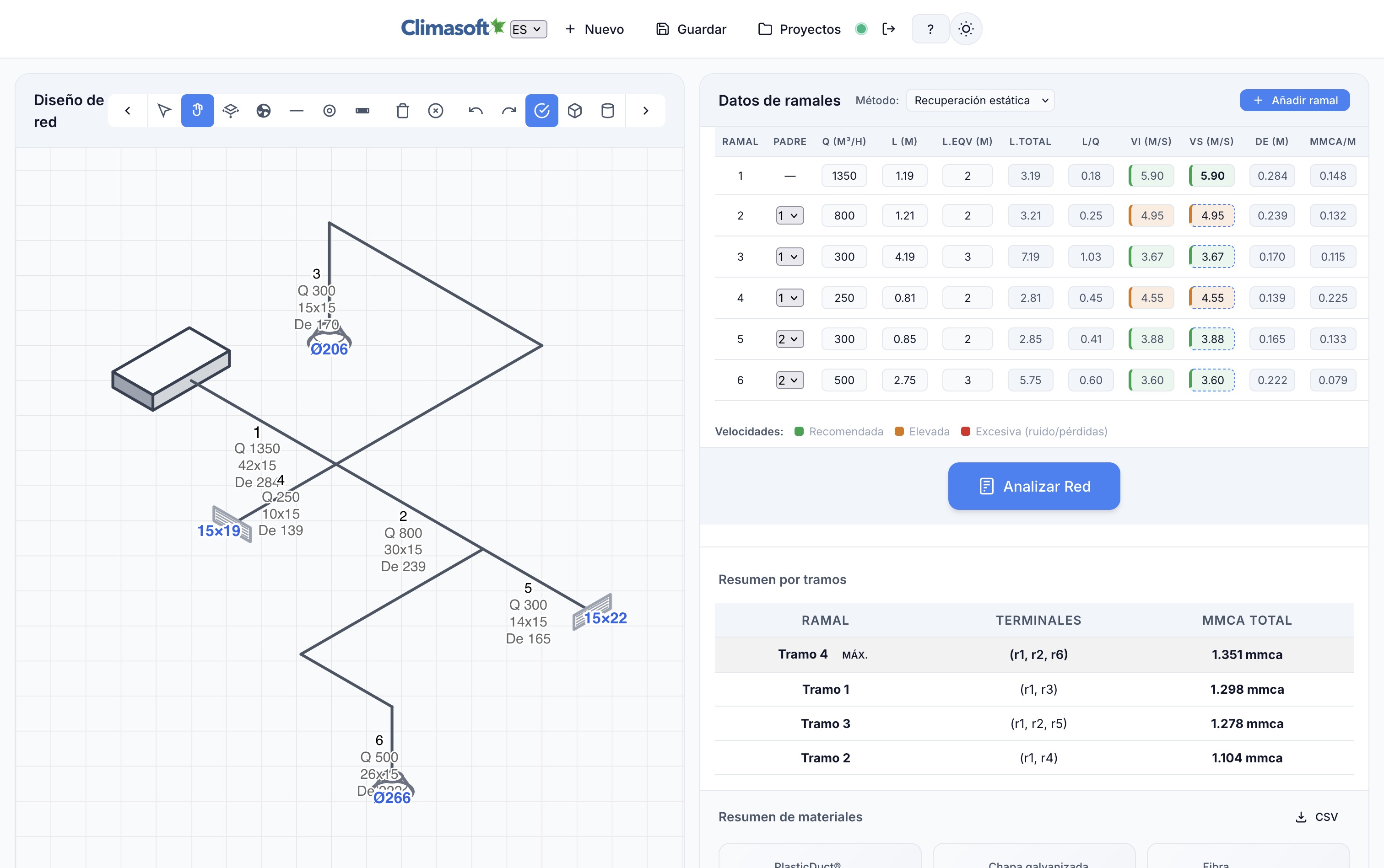 Climasoft ERE Ducts Full — HVAC duct network design software