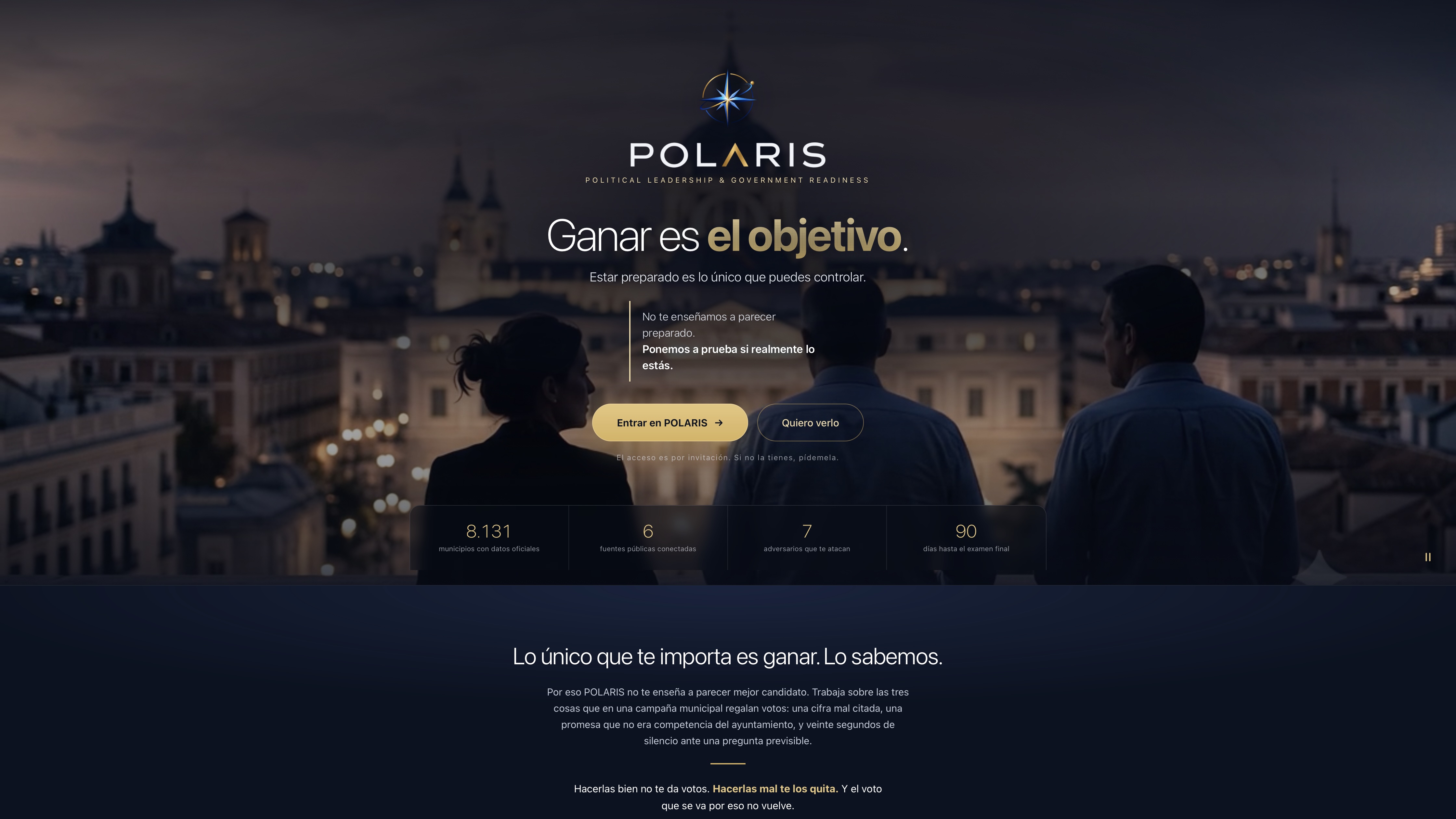 POLARIS governance readiness and political candidate training platform